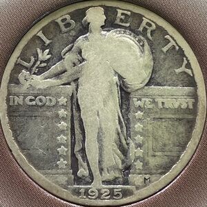 1925 Philadelphia Mint Liberty Standing Quarter